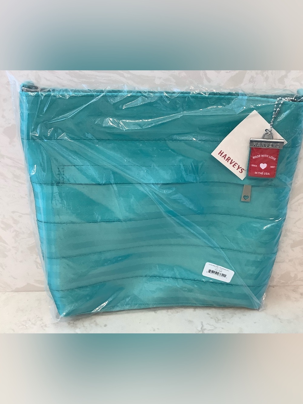 Harvey’s Turquoise Streamline Crossbody NWT Sealed